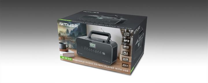 Actual product image Muse Portable radio M-28DG USB port, AUX in (FM, MW, PLL)