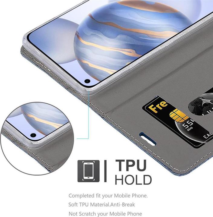 Produktbild Cadorabo Book Jeans Optik Cover (LG K30)