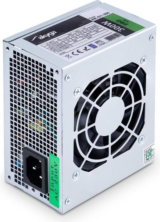 Produktbild Akyga Power supply PRO AK-S1-300 (300 W, Passiv, 80 mm) (300 W)