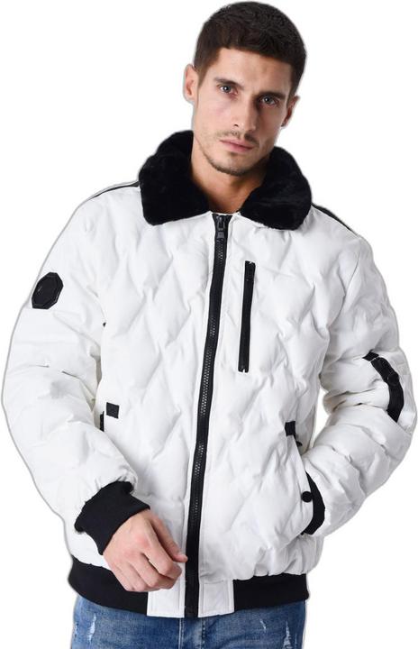 Project X Paris daunenjacke mit fliegerkragen und pelzbesatz (XL)