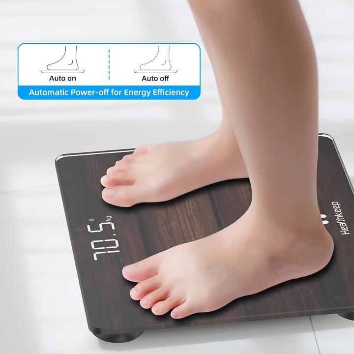 Actual product image Healthkeep Digitale Personenwaage mit LED-Anzeige (180 kg)