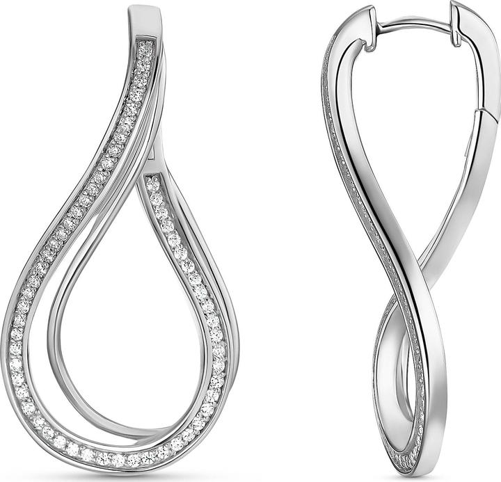 Actual product image Jette Creolen INFINITY (925 silver)