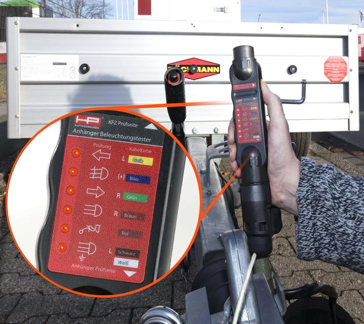 Immagine prodotto HP Autozubehör Tester per l'illuminazione del rimorchio