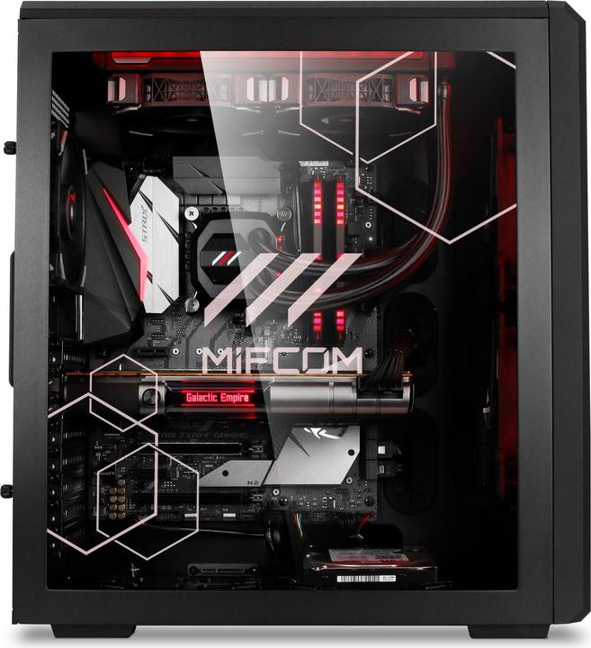 Produktbild Mifcom Battlebox Titan Xp (Intel Core i7-8700K, 32 GB, 500 GB, Titan Xp)