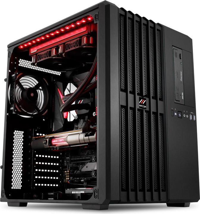 Produktbild Mifcom Battlebox Titan Xp (Intel Core i7-8700K, 32 GB, 500 GB, Titan Xp)