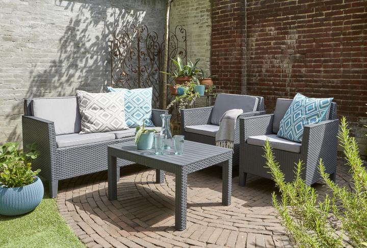 Actual product image Allibert Chicago lounge set