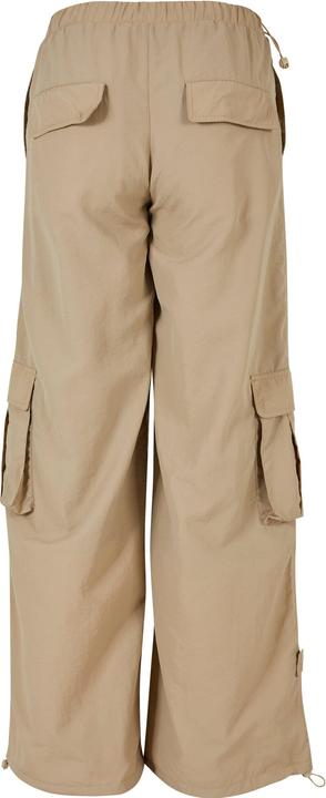 Actual product image Urban Classics Ladies Wide Crinkle Nylon Cargo Pants (S)