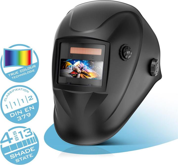 Immagine prodotto Stahlwerk WORKER Casco per saldatura automatico 3 in 1 Scudo per saldatura