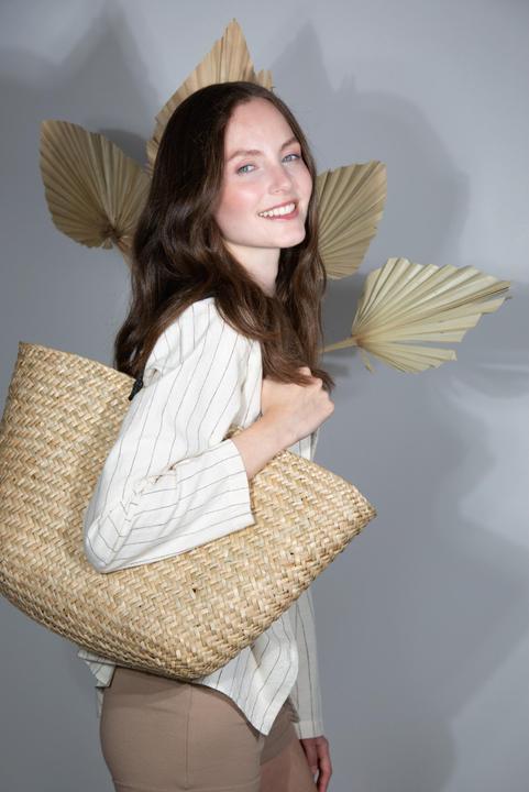 Image du produit Kimood Sac panier en paille