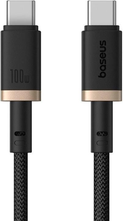Immagine prodotto Baseus Dura Cavo di ricarica rapida da Tipo C a Tipo C 100 W da 1 m Nero Oro (1 m)