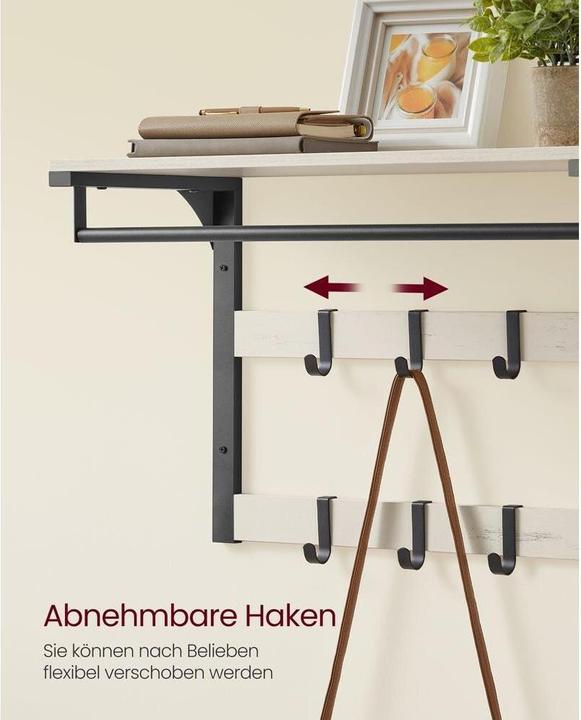 Image du produit Vasagle Wandgarderobe 10 Haken 65 cm x 42 cm