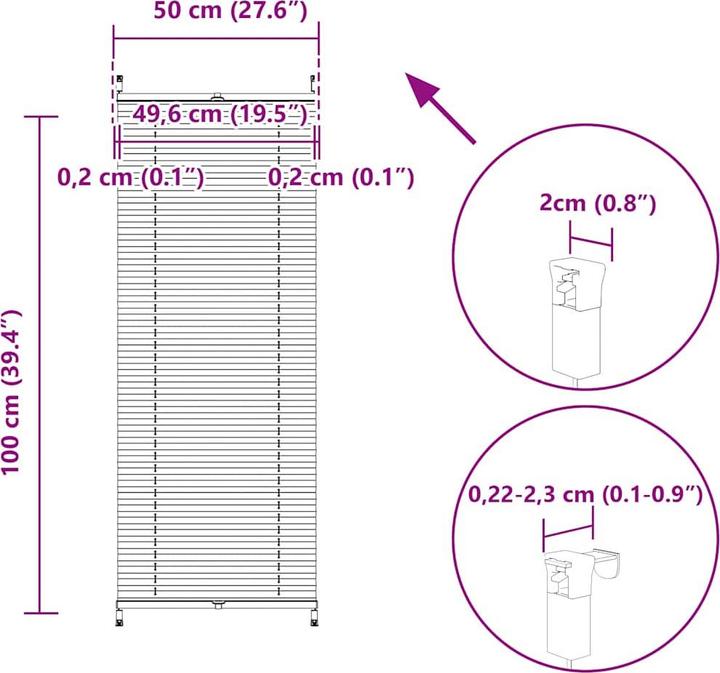 Actual product image VidaXL Rollo (50 x 150 cm)