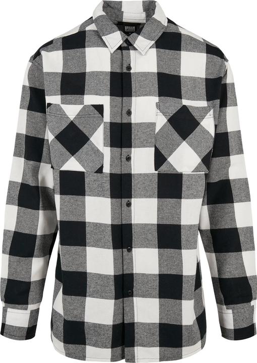 Urban Classics Long Oversized Checked Shirt (S)
