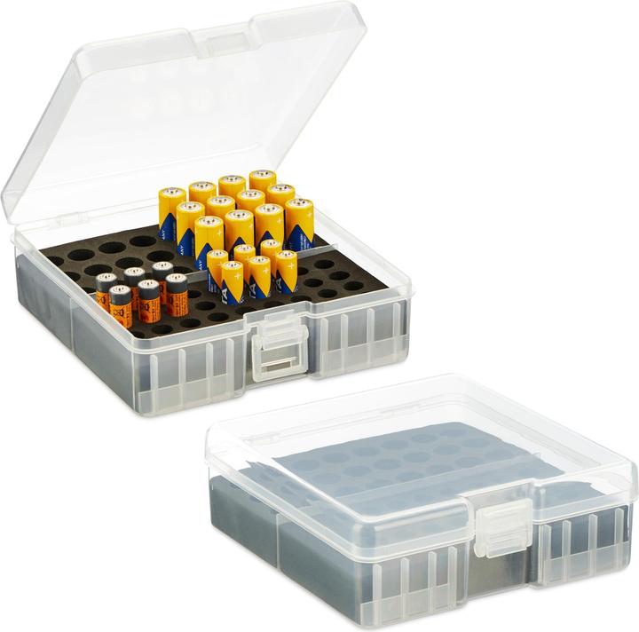 Image du produit Relaxdays 2x organiseurs-à-piles