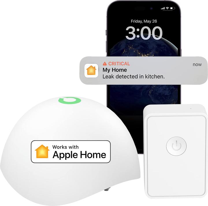 Actual product image Meross Smart Water Leak Sensor