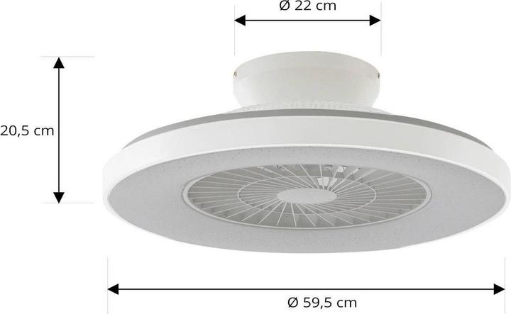 Actual product image Lindby Paavo (58 dB)
