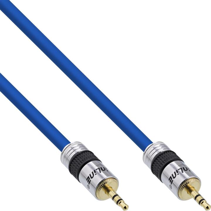 InLine Klinke PREMIUM Audiokabel 10m PREMIUM Qualitaet 3,5mm St/St 10m Stereo vergoldete Kontakte... (10 m, 3.5mm Klinke (AUX))