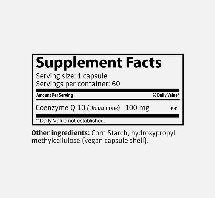 Actual product image Tasnim Coenzyme Q-10 ESL - Ubiquinone-10 - 60 capsules (60 Piece, Capsules, 38 g)