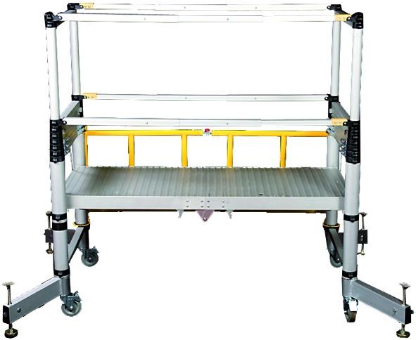 Produktbild Tegum Teleskop-Gerüst (Stehleiter, 140 cm)