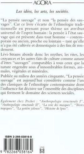 Immagine prodotto La pensée sauvage (Francese, Lévi-Strauss Claude, 1990)