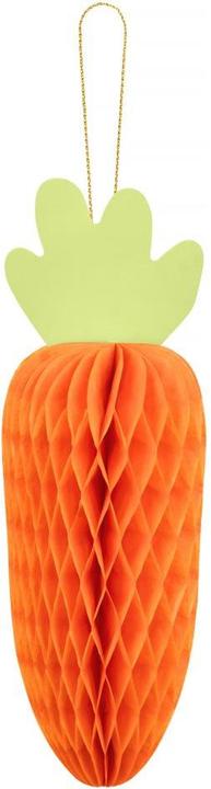Produktbild Partydeco Paper decoration honeycomb Carrot, orange, 20 cm (1 pkt / 1 pc.) (1 x, 20 x 7 cm)