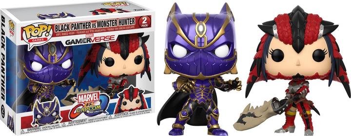 Actual product image Funko POP! games Marvel vs. Capcom Infinite: Black Panther vs. Monster Hunter