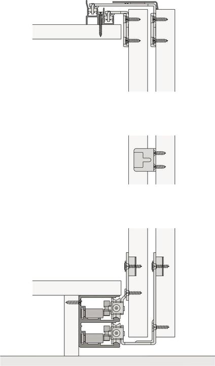 Actual product image HAWA Sliding door fittings -COMBINO 50 H FS, Forslide