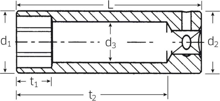 Produktbild Stahlwille Sechskant-Steckschlüsseleinsatz (7 mm)