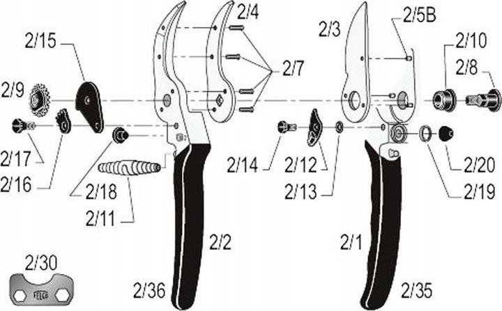 Produktbild Felco Gegenklinge zu 2