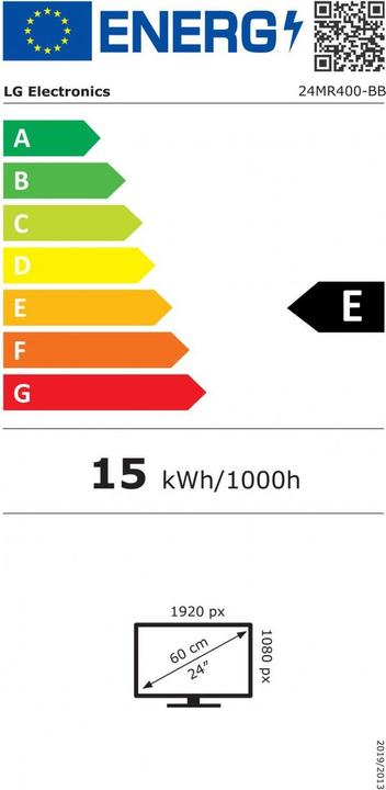 Energie-Label LG 24MR400-B (1920 x 1080 Pixel, 23.80")