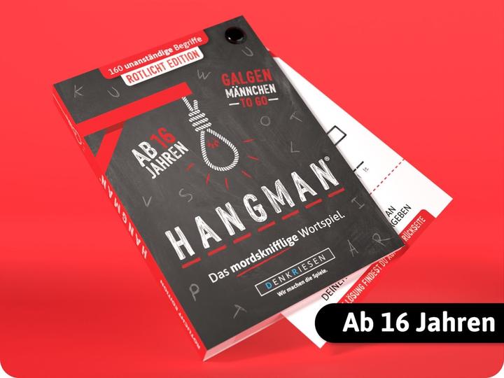 Produktbild Denkriesen Hangmann - Rotlicht Edition (Deutsch)