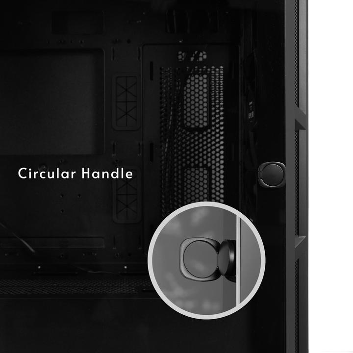 Actual product image Chieftec Apex Lumo GA-01B-L-OP (black, tempered glass) (ATX, mATX, Mini-ITX, E-ATX, SSI EEB, SSI CEB, uATX)