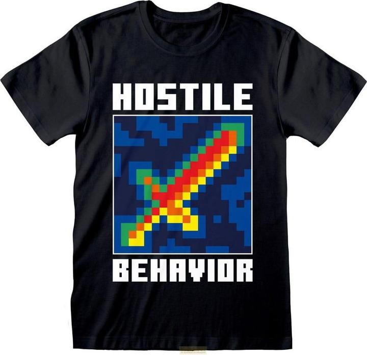 Actual product image Heroes Inc Minecraft T-Shirt Hostile Behavior Grösse S (S)