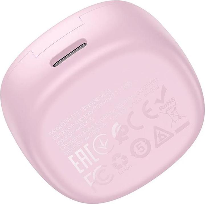 Productafbeelding Hoco Wireless headphones wireless earphones bluetooth TWS for kids EW111 pink