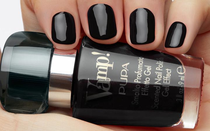 Produktbild Pupa Milano Vamp! Scented Nail Polish rock black 305 (305, Farblack)