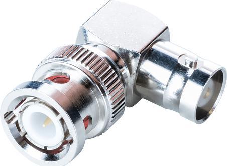 Produktbild RND Electronics Adapter, Rechts abgewinkelt, BNC-Stecker - BNC-Buchse, 50Ohm