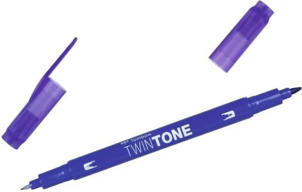 Image du produit Tombow Feutres de coloriage Twintone (17, Bleu Prussien, 1 x)