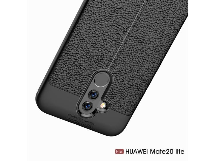 Produktbild Screenguard Huawei Mate 20 Lite Hülle Leather Design TPU Cover (Huawei Mate 20 Lite)