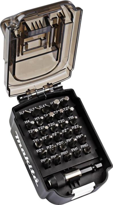 Immagine prodotto Makita Bit impostato (PH, T27, PH2, T40, H6, PZ2, PH1, H3, T10, PH0, SL 1,2 x 6,5, T15, PZ1, T20, SL 0,8 x 5,5, H4, PH3, PZ3, H5, SL 0,6 x 4,5, T25, T30, PZ0)