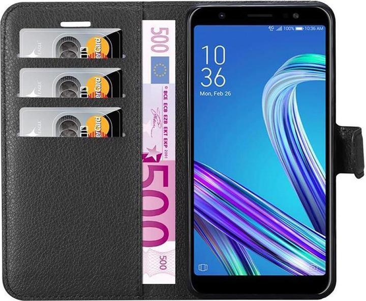 Actual product image Cadorabo Book with stand function cover (Asus Zenfone Max Pro (M1))
