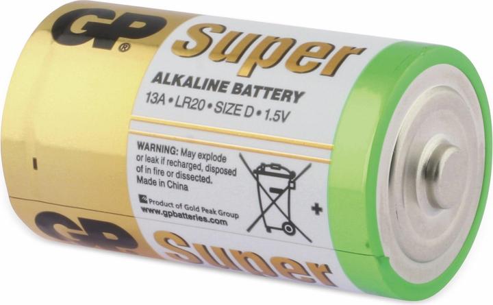 Image du produit GP Batteries Super (2 pcs, D, 1300 mAh)
