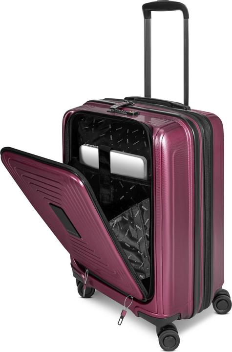 Actual product image Redolz Essentials 14 4-wheel cabin trolley 55 cm laptop compartment with expansion pleat (45 l, Hand luggage (up to 50 litres))