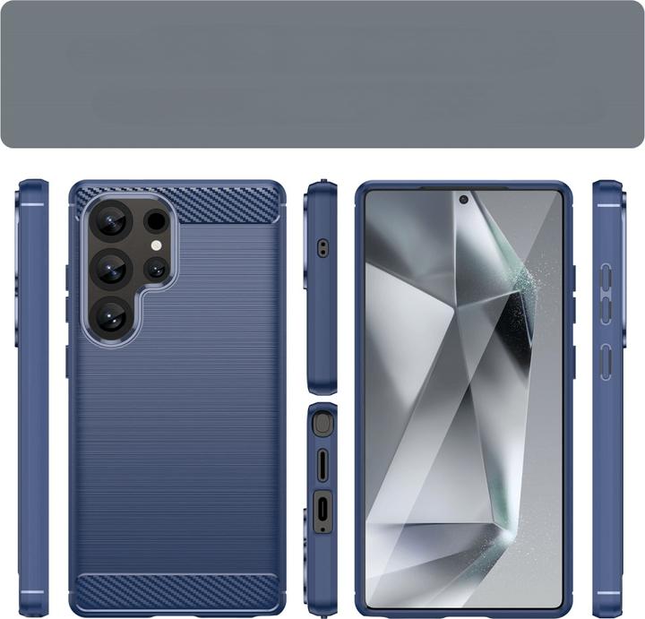 Produktbild Cover-Discount Galaxy S25 Ultra - Metall Carbon Look Hülle (Samsung Galaxy S25 Ultra)