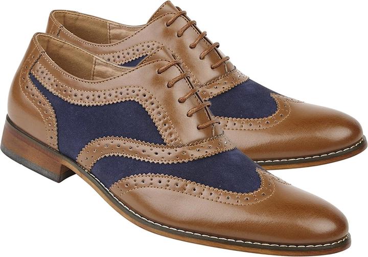 Roamers Jungen Schnürschuhe mit Lochmuster
