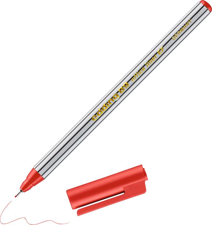 Actual product image Edding Fineliner 89 officeliner (Red, 1 x)