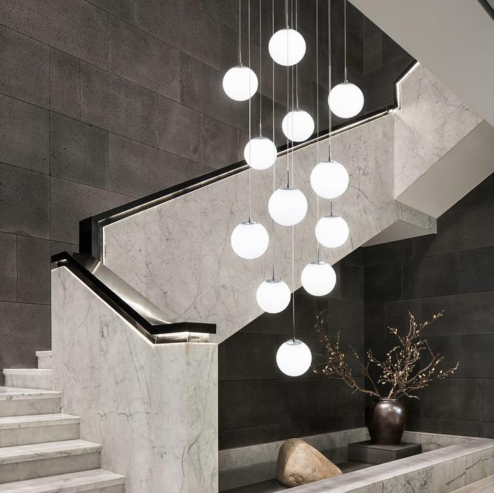 Produktbild H.W.S Pendelleuchte Modern Treppenhaus 12 Flammig