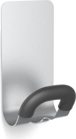 Productafbeelding Alba Kapstokhaak "PMMAG2", magnetisch, 1 haak, zilver met magnetische houder, geschikt voor alle stalen