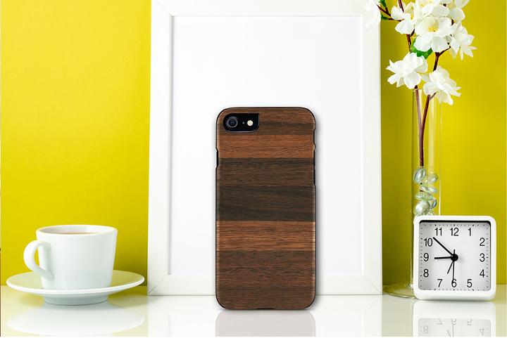 Actual product image Man.Wand & WOOD case for iPhone 7/8 fango black (Apple iPhone 8, Apple iPhone SE (2nd Gen), Apple iPhone 7)