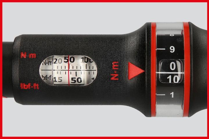 Produktbild KS Tools ERGOTORQUE®precision Einsteck-Drehmomentschlüssel, 14x18 mm, 20-100 Nm (20 Nm, 100 Nm)