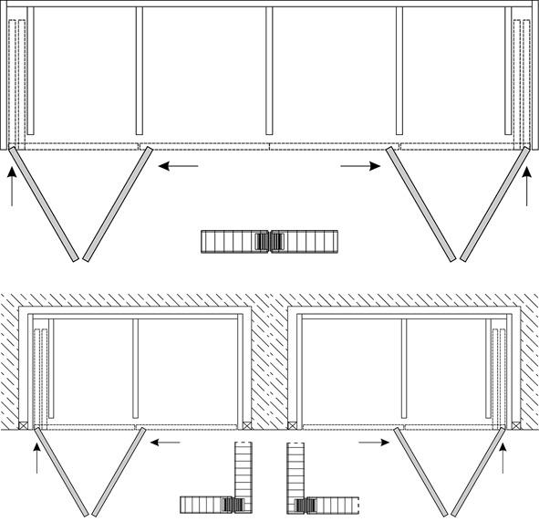 Produktbild HAWA Falt-Drehschiebetürbeschläge -Folding Concepta 25